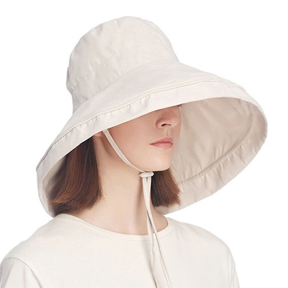 Womens Sun Summer UV Protection Floppy Bucket Hat - Picture 3 of 4
